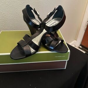 Style & Co. Black Strappy Heels